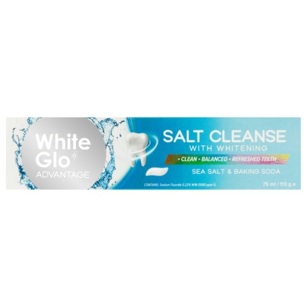 White Glo Toothpaste Salt Cleanse 75ml