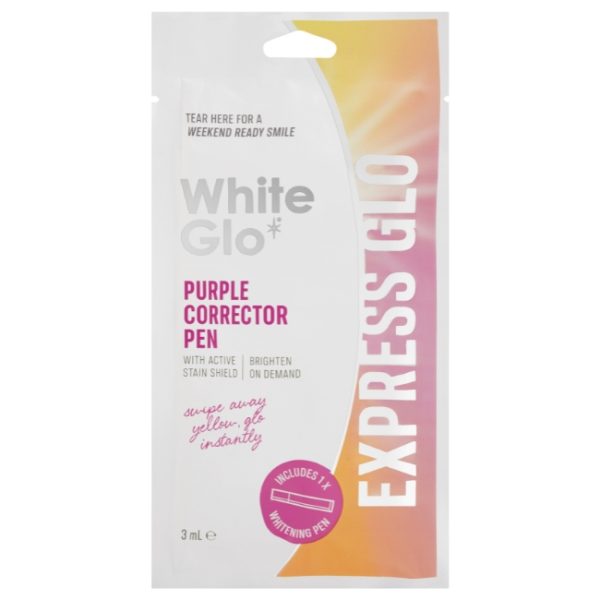 White Glo Corrector Pen Purple Express