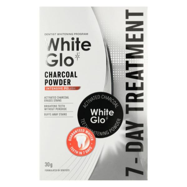 White Glo Teeth Whitening Powder Charcoal 7 Day