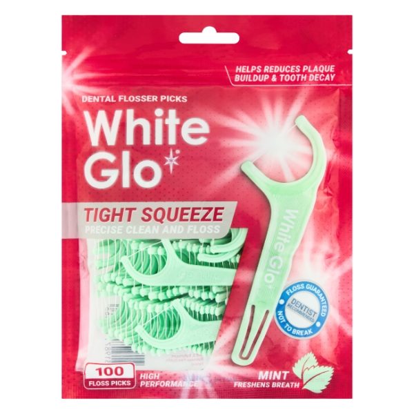 White Glo Toothpicks Tight Fit 100pk