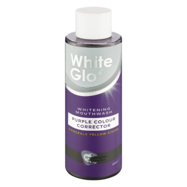 White Glo Mouthwash Purple 500ml