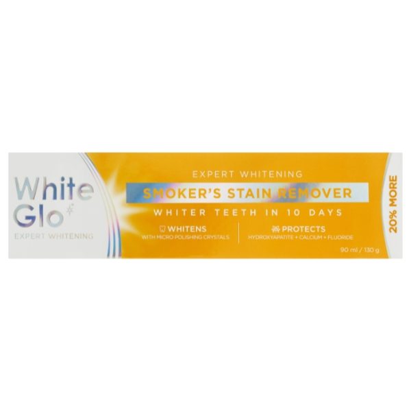 White Glo Toothpaste Smokers Stain Remover 90ml